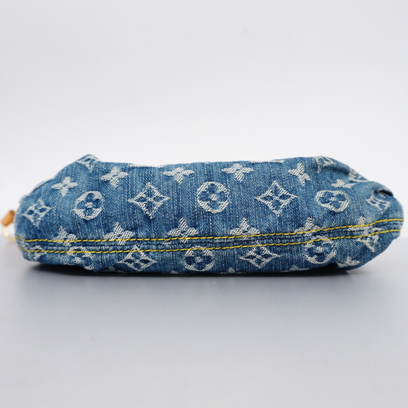 Louis Vuitton Monogram Denim Mini Pleaty Handbag - Picture 3 of 11